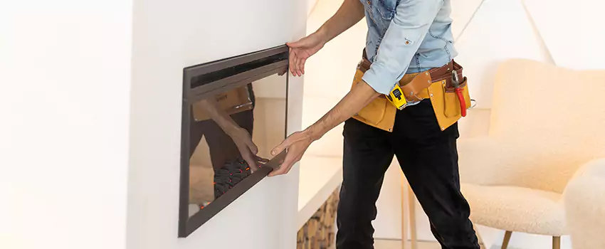 Metal Fireplace Installation in Lake Magdalene, Florida