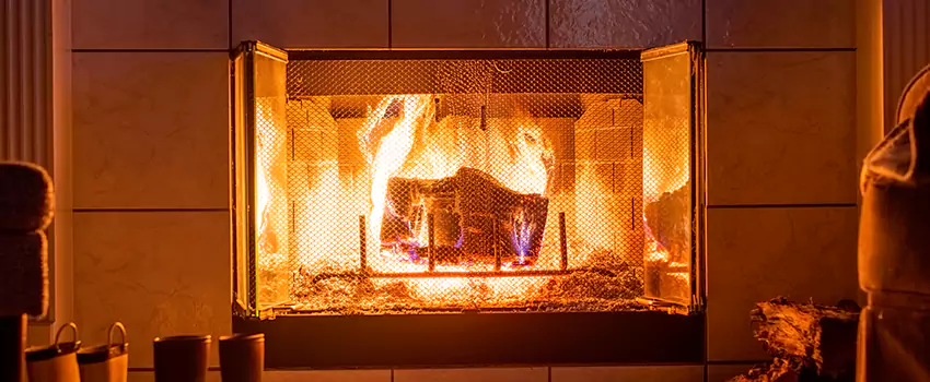 Mendota Hearth Landscape Fireplace Installation in Lake Magdalene, Florida