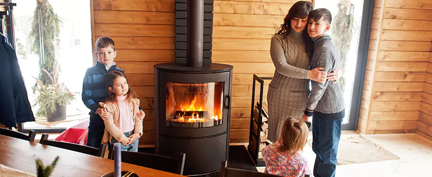 Morso Cast Iron Fireplace Insert Installation in Lake Magdalene, Florida