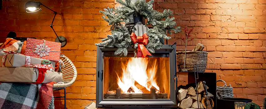 Travis Industries Linear Gas Fireplace Installation in Lake Magdalene, Florida