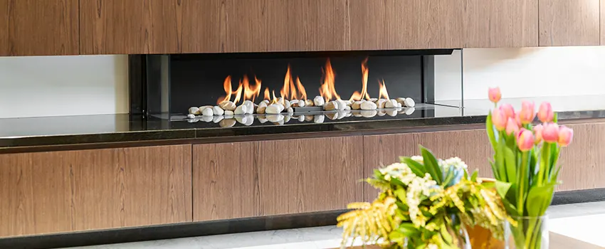 Double-height Fireplace Design Refurbishment in Lake Magdalene, Florida