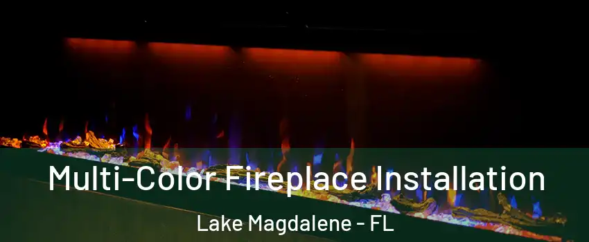  Multi-Color Fireplace Installation Lake Magdalene - FL